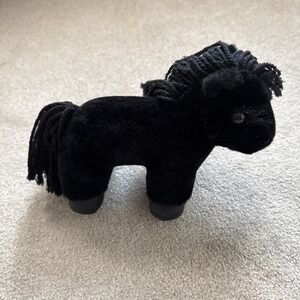 LeMieux Tiny Pony SKYE Black Dressage Horse Plush Plaitable Mane & Tail 2024